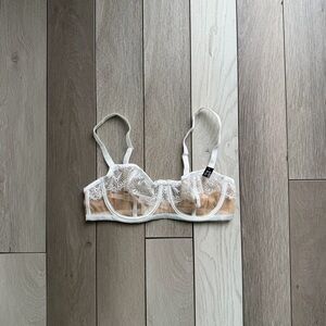 Etam White Lace Bra